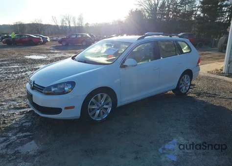 2014 Volkswagen Jetta Sportwagen 2.0L Tdi z USA, uszkodzony, nr VIN 3VWPL7AJ5EM628580